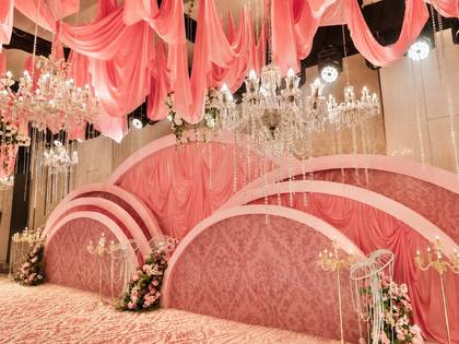 Backdrop and Ceiling — Reception decor — Merlis Coimbatore