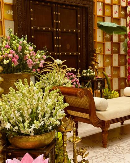 Backdrop and Lounge — Pelikuthuru decor — Merlis Coimbatore