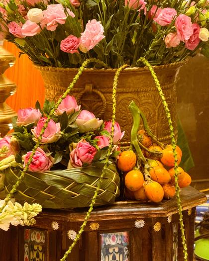 Floral detail — wedding decor — Merlis Coimbatore