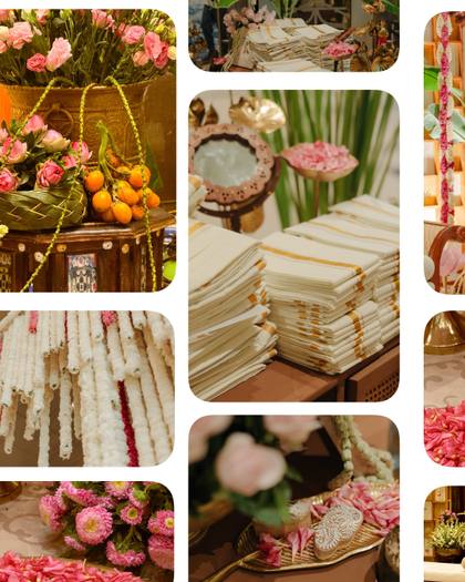 Tablescape and Floral detail — Pelikuthuru decor — Merlis Coimbatore