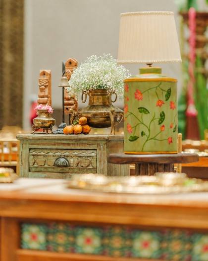Tablescape and Floral detail — wedding decor — Merlis Coimbatore
