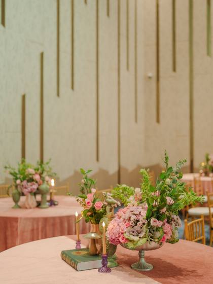 Tablescape — Reception decor — Merlis Coimbatore
