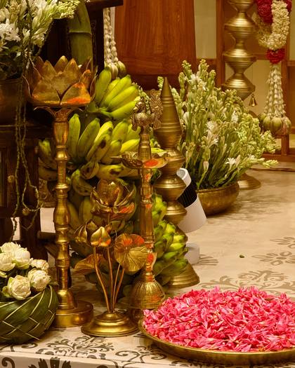 Floral detail — Pelikuthuru decor — Merlis Coimbatore