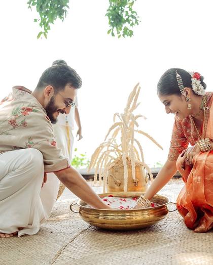 Pelikuthuru decor — South Indian Wedding