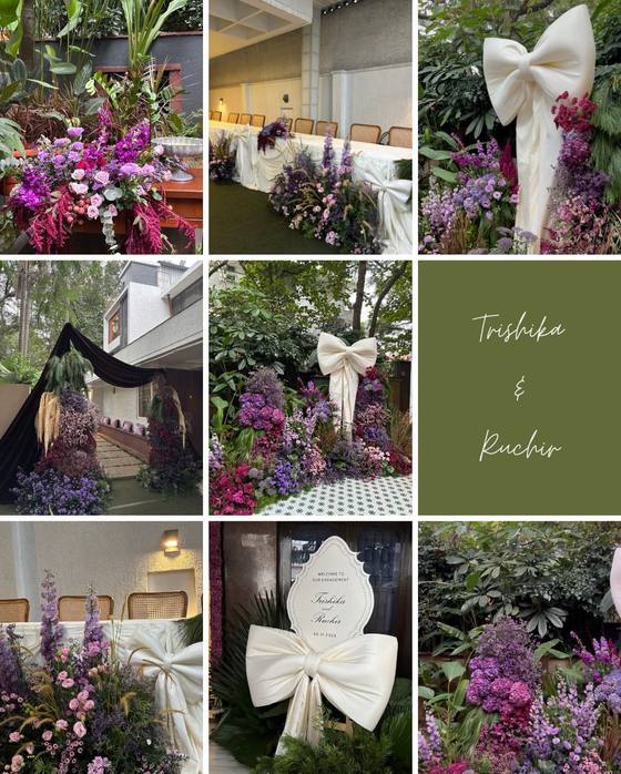Trishika & Ruchir: reception décor