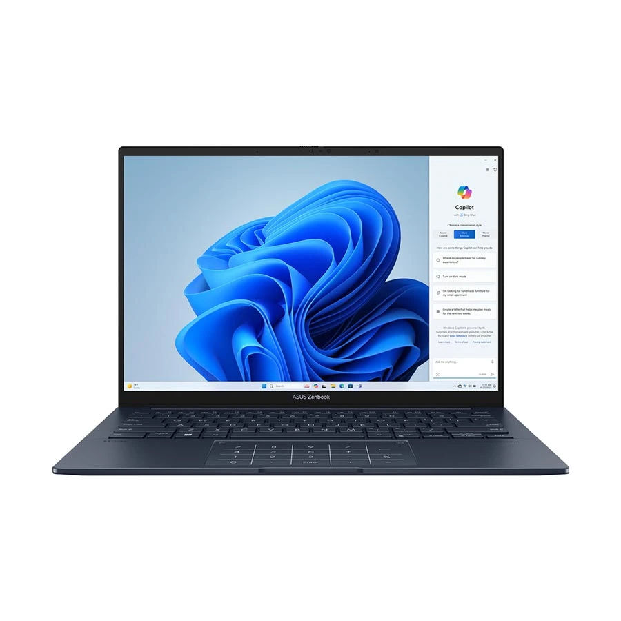 ASUS Zenbook 14 OLED UX3405CA Core Ultra 5 225H 14" WUXGA Laptop Ponder Blue - Image 1