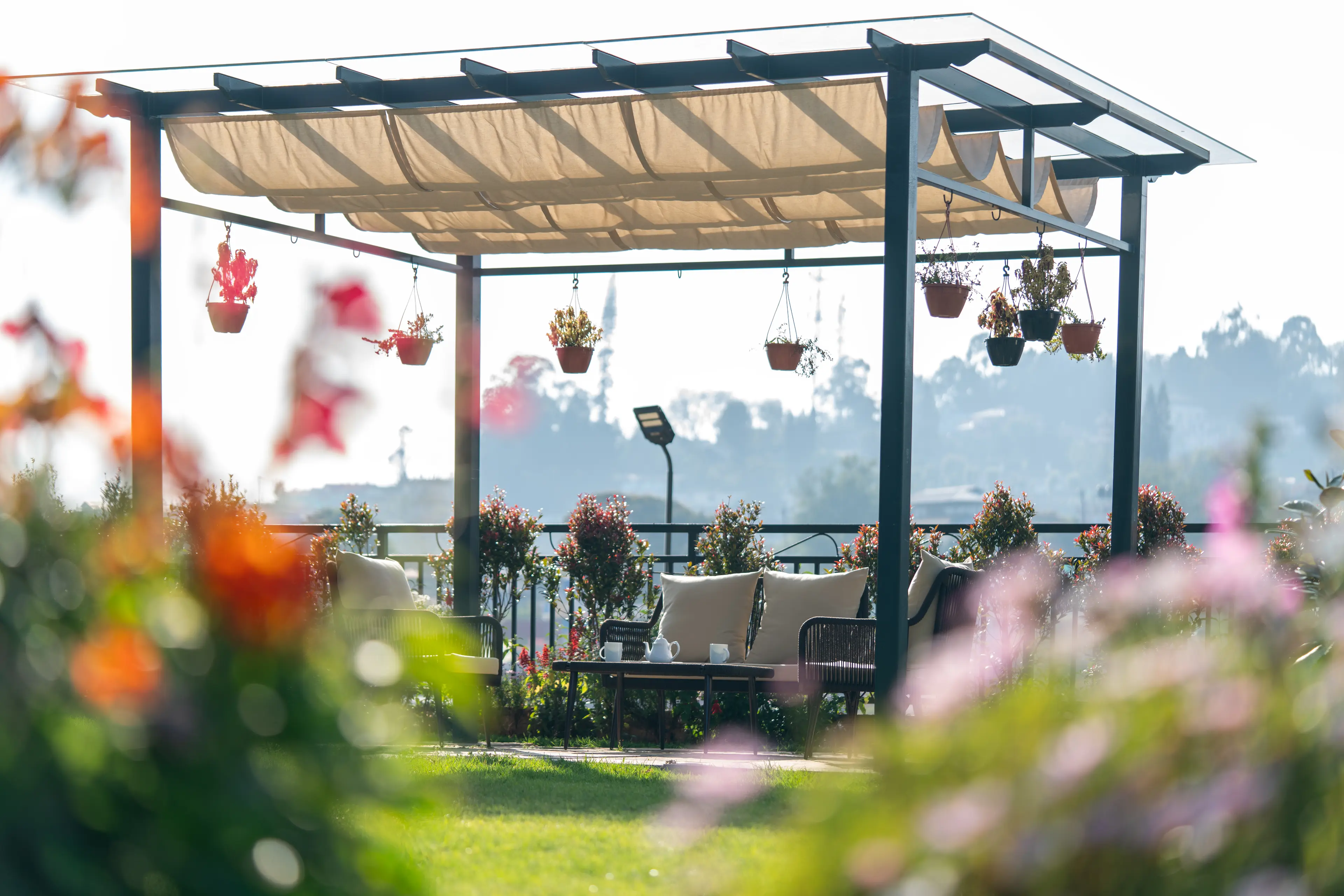 Sunset High Tea Setup