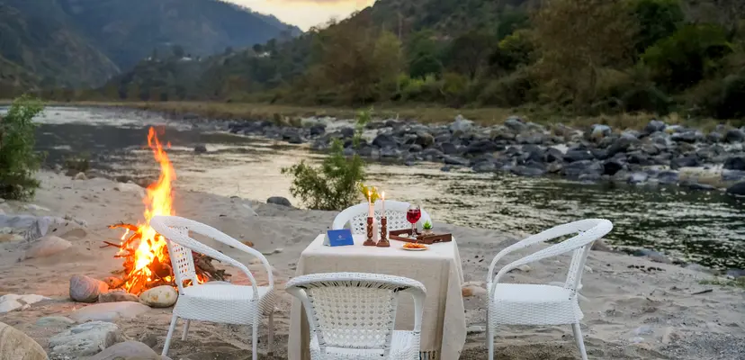 Aquadome Celeste- River Access Stay , villas in Ranikhet, Uttarakhand