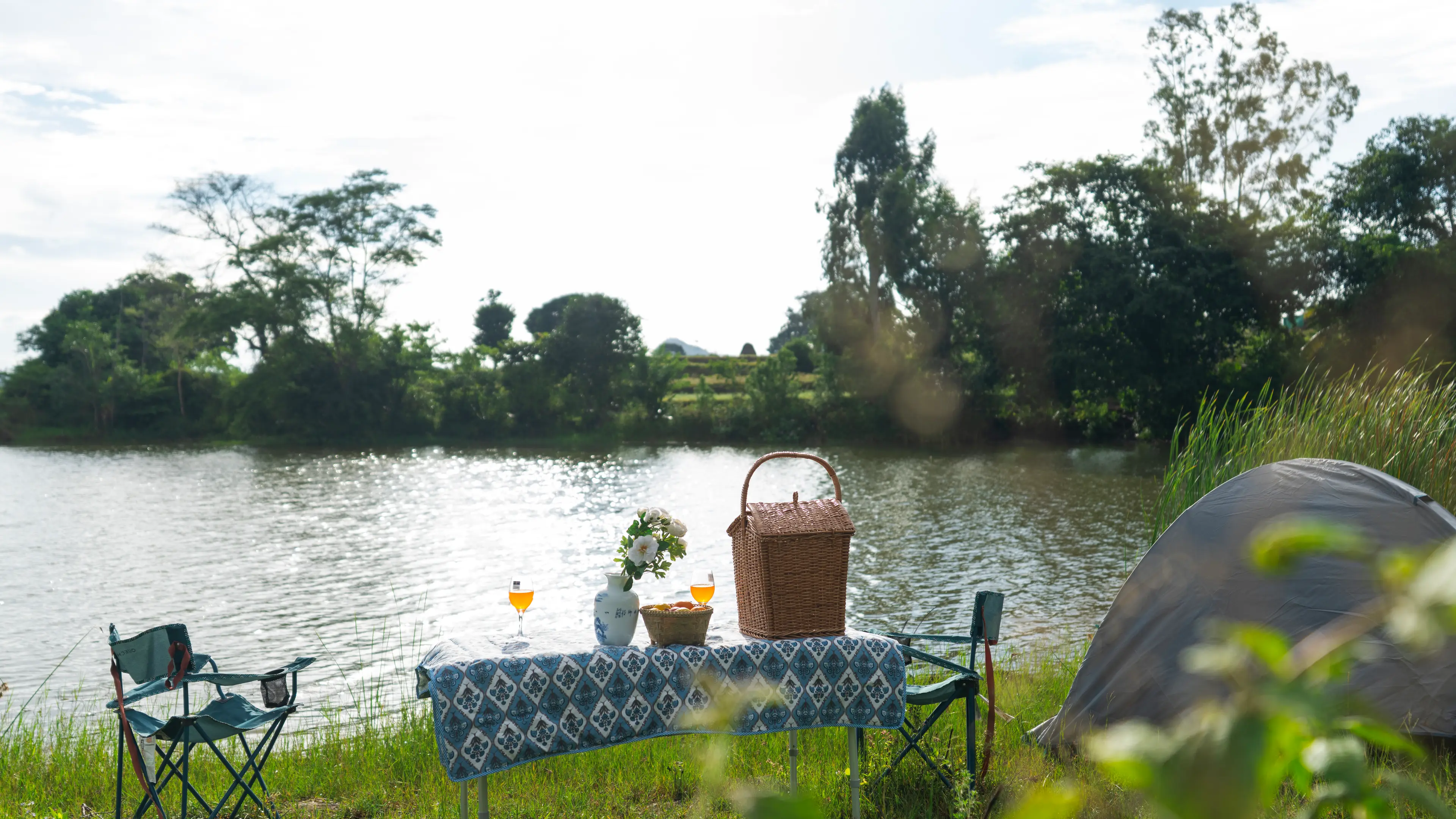 Picnic by the lake 