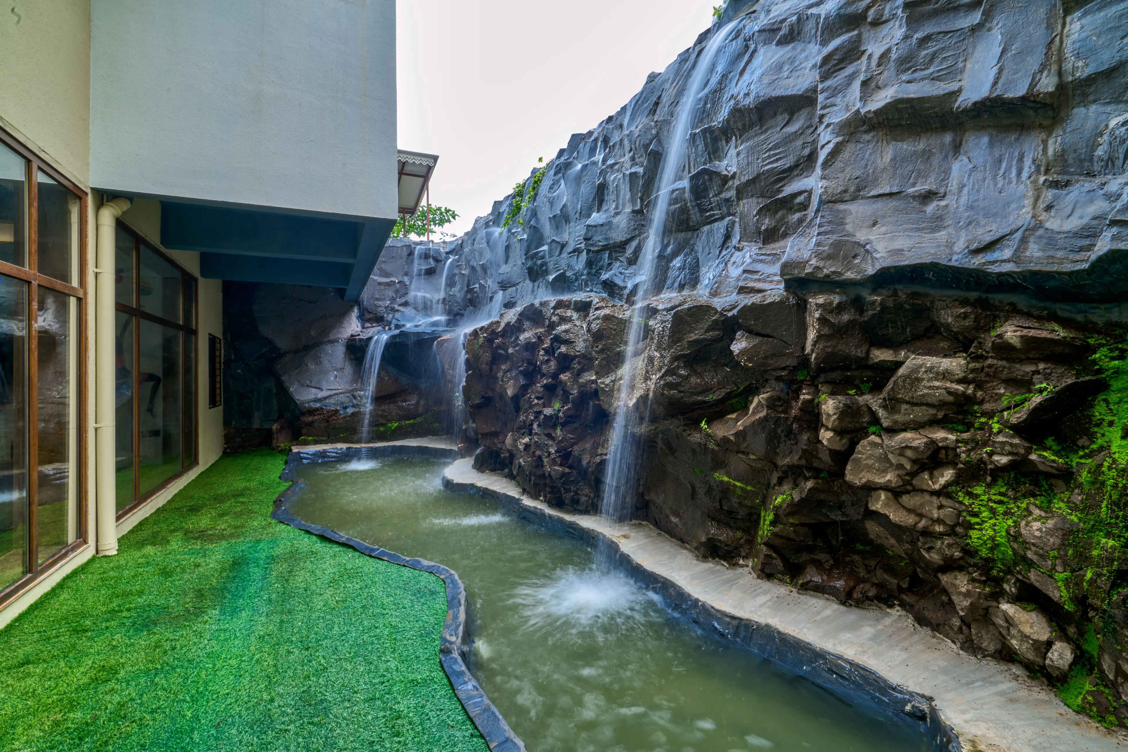 Man- Made Waterfall