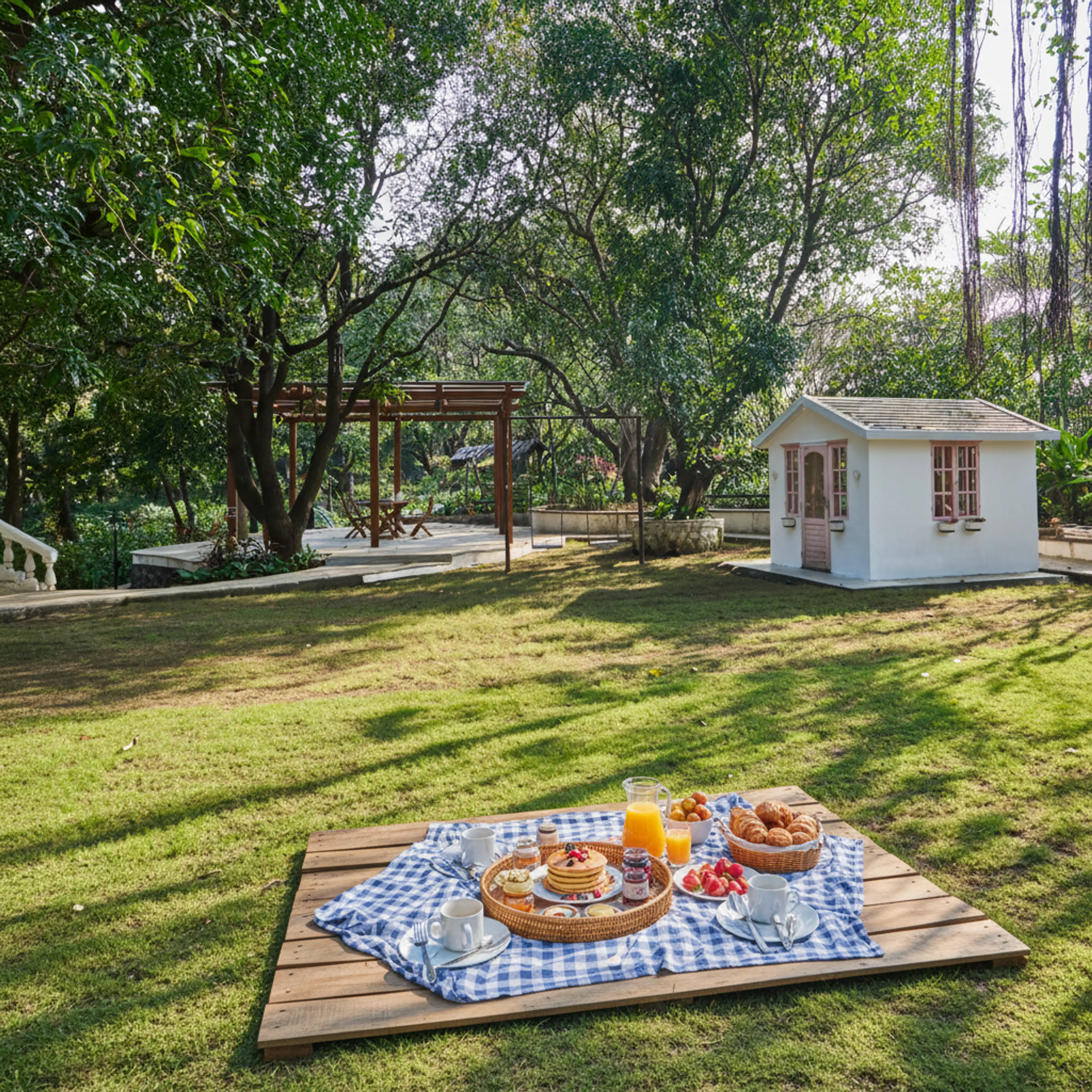 Breakfast in the Lawn Setup