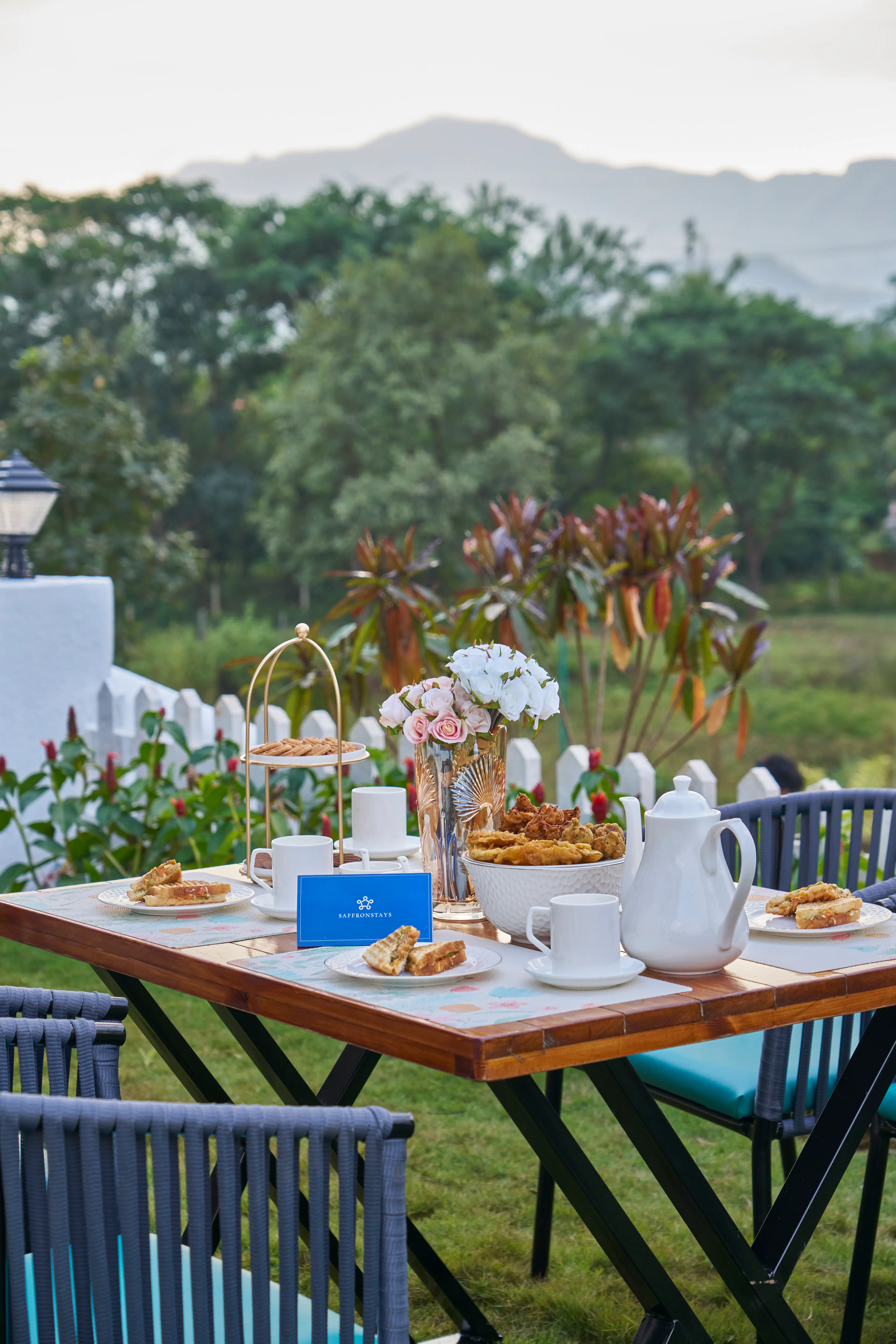 High Tea Setup in the Lawn