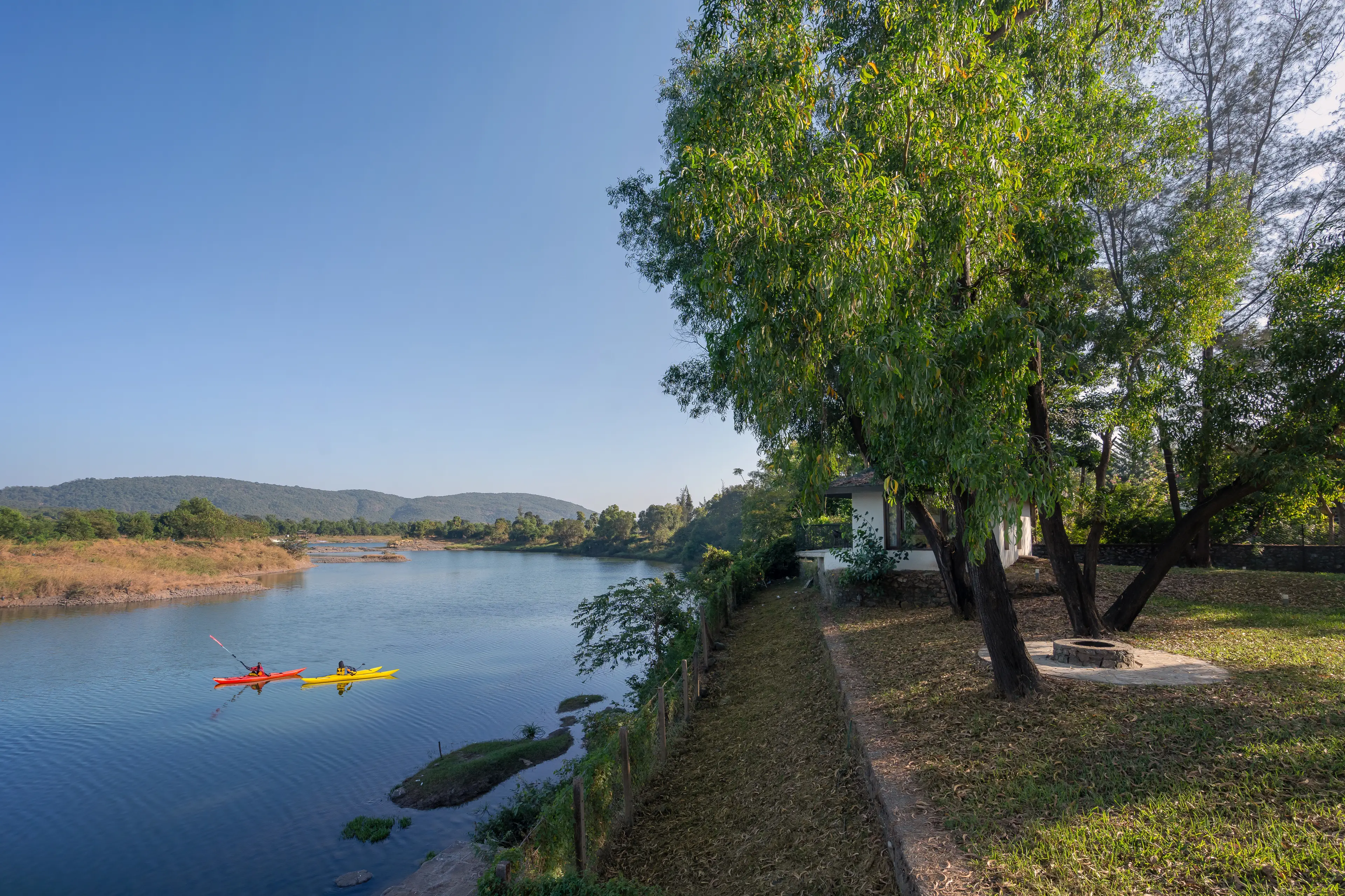Kayaking by the surya river