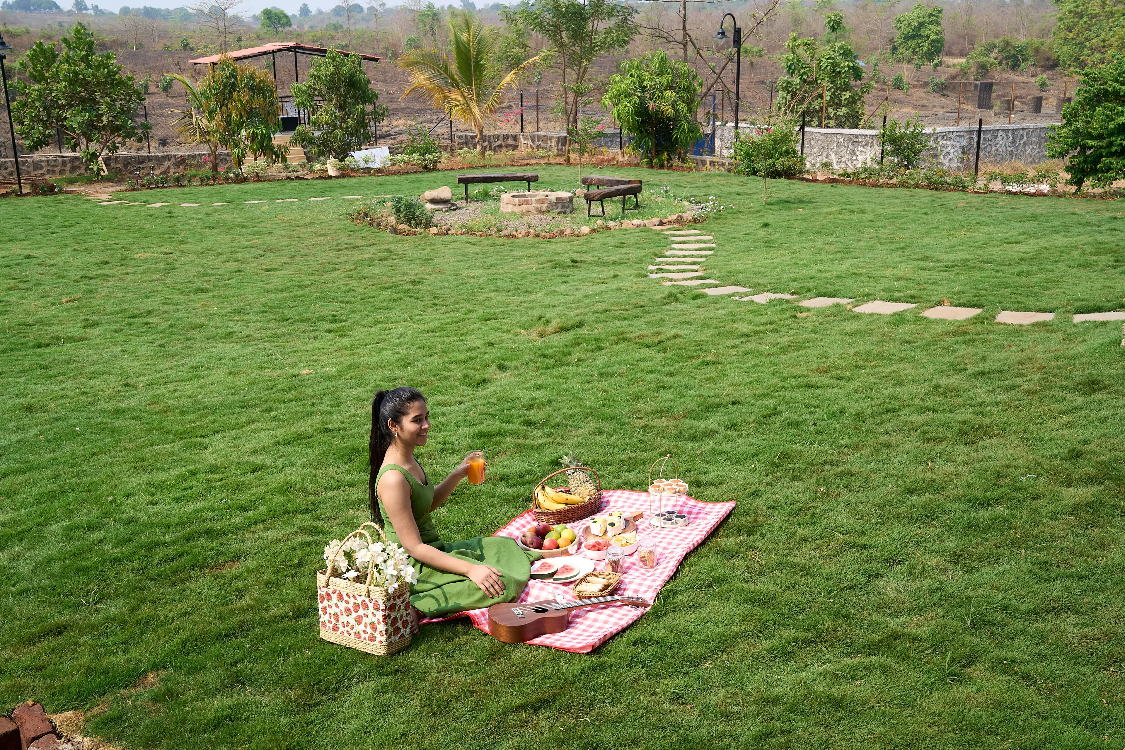 Outdoor Picnic by the River