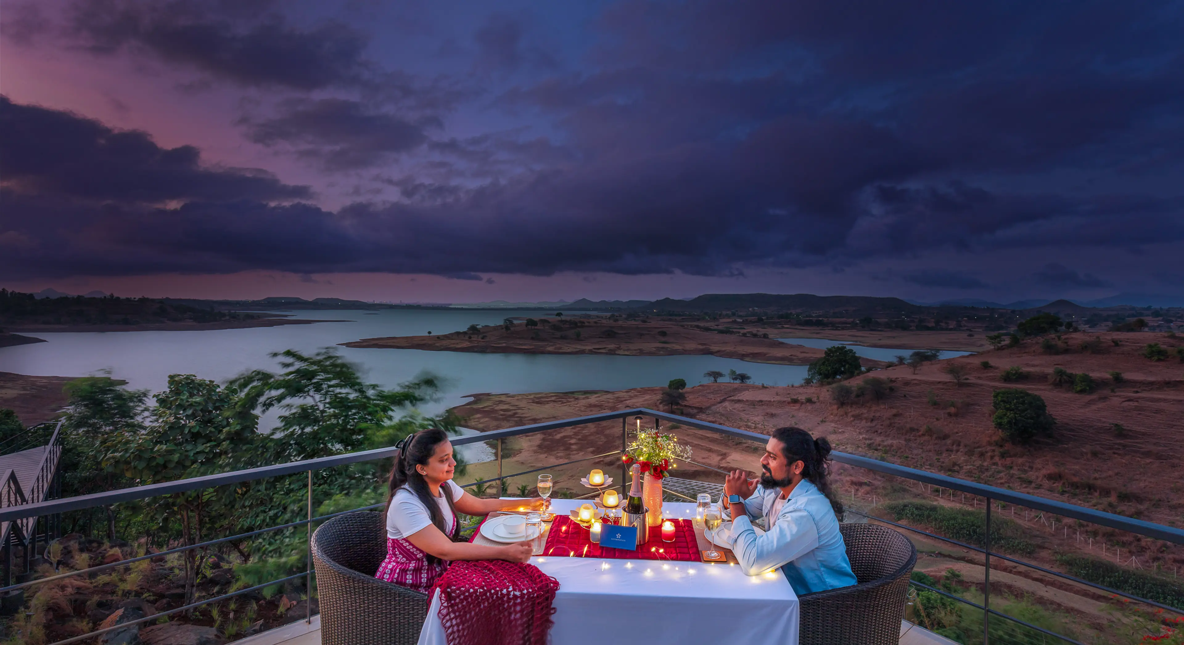 Candlelight Dinner Setup