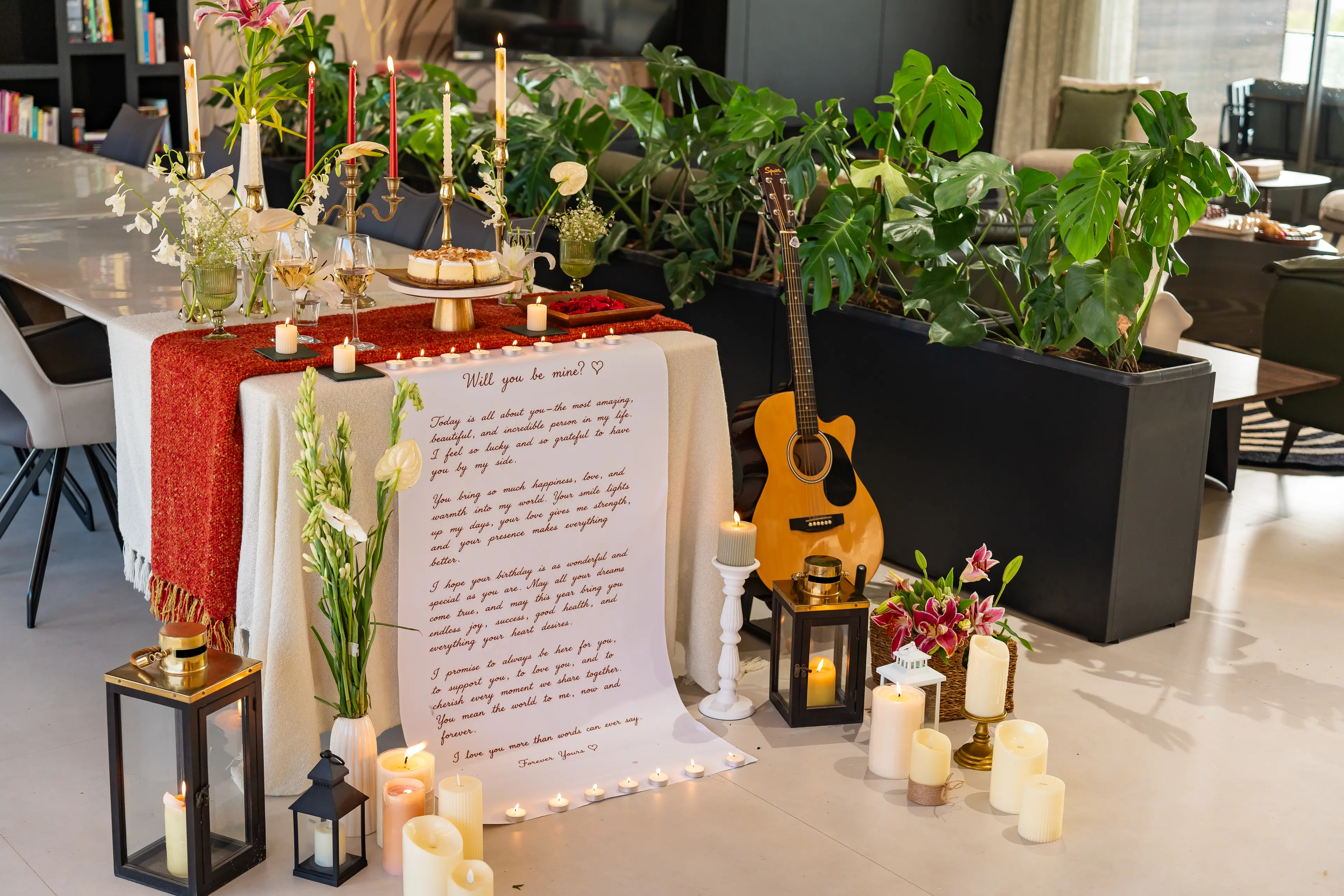 Celebration Decor Setup