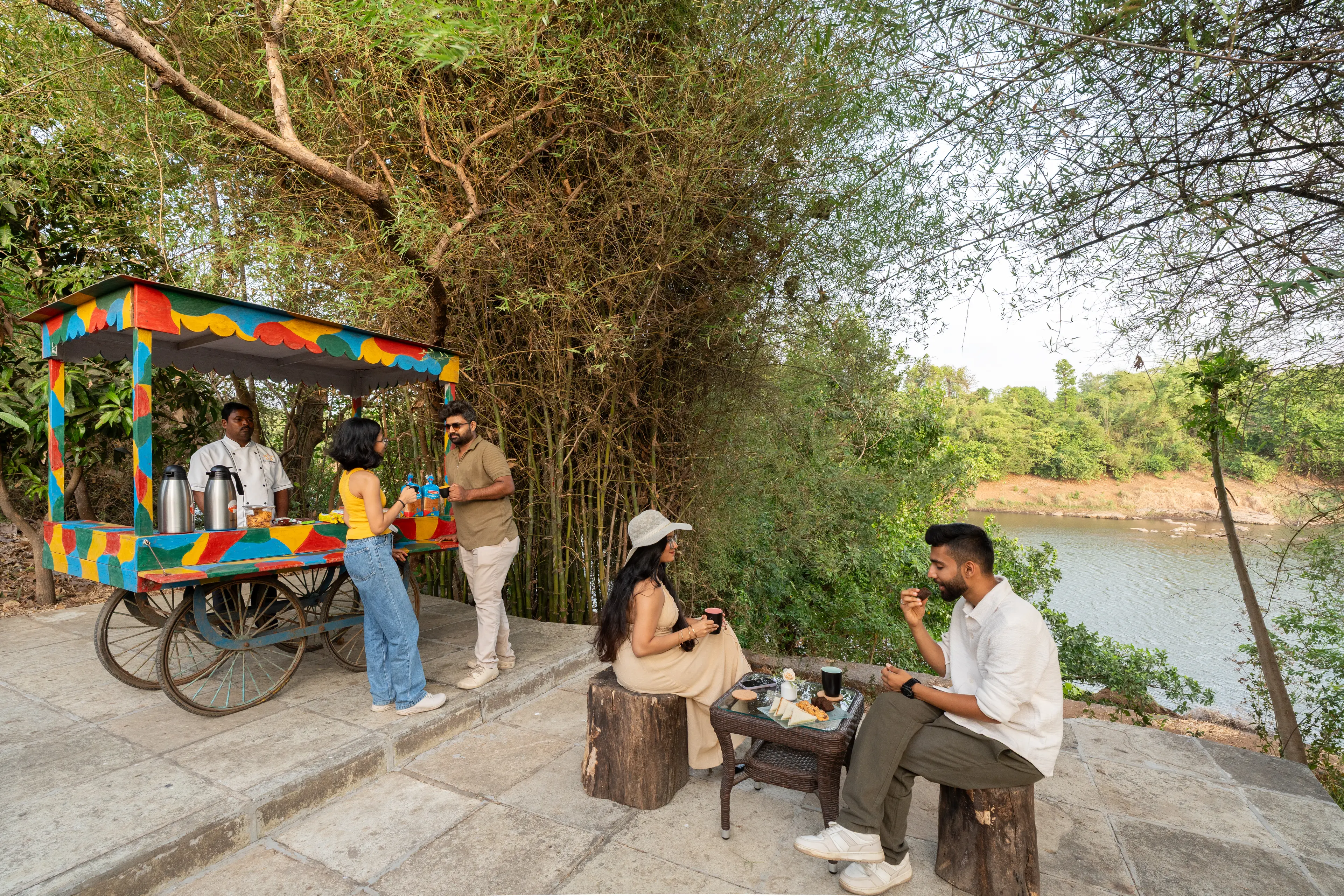 High Tea by the river.