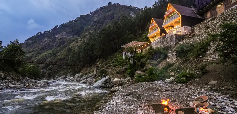 Tirthan Aurora, villas in Tirthan Valley, Himachal Pradesh