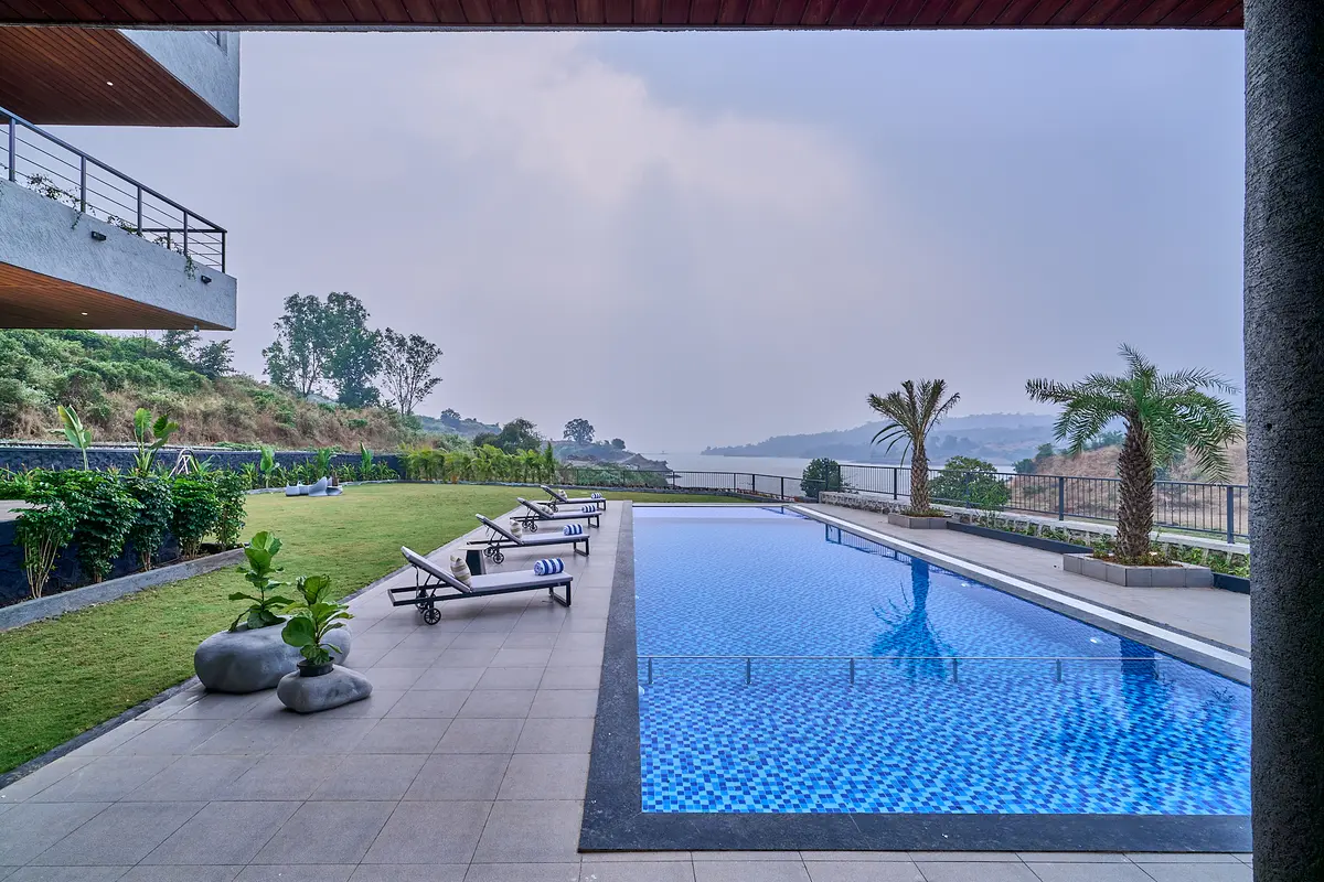 Dive into the pool and the embrace of nature to rejuvenate