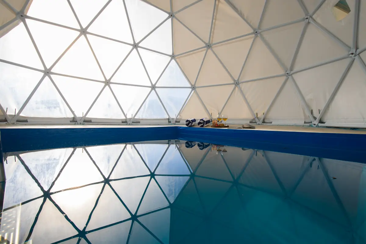 Dive into bliss, where the pool meets the horizon.