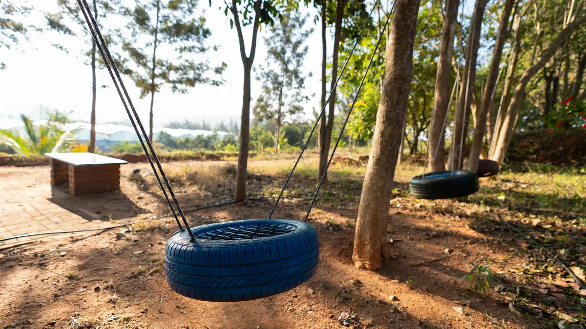 Chill on tire seats, where comfort and fun repeat!