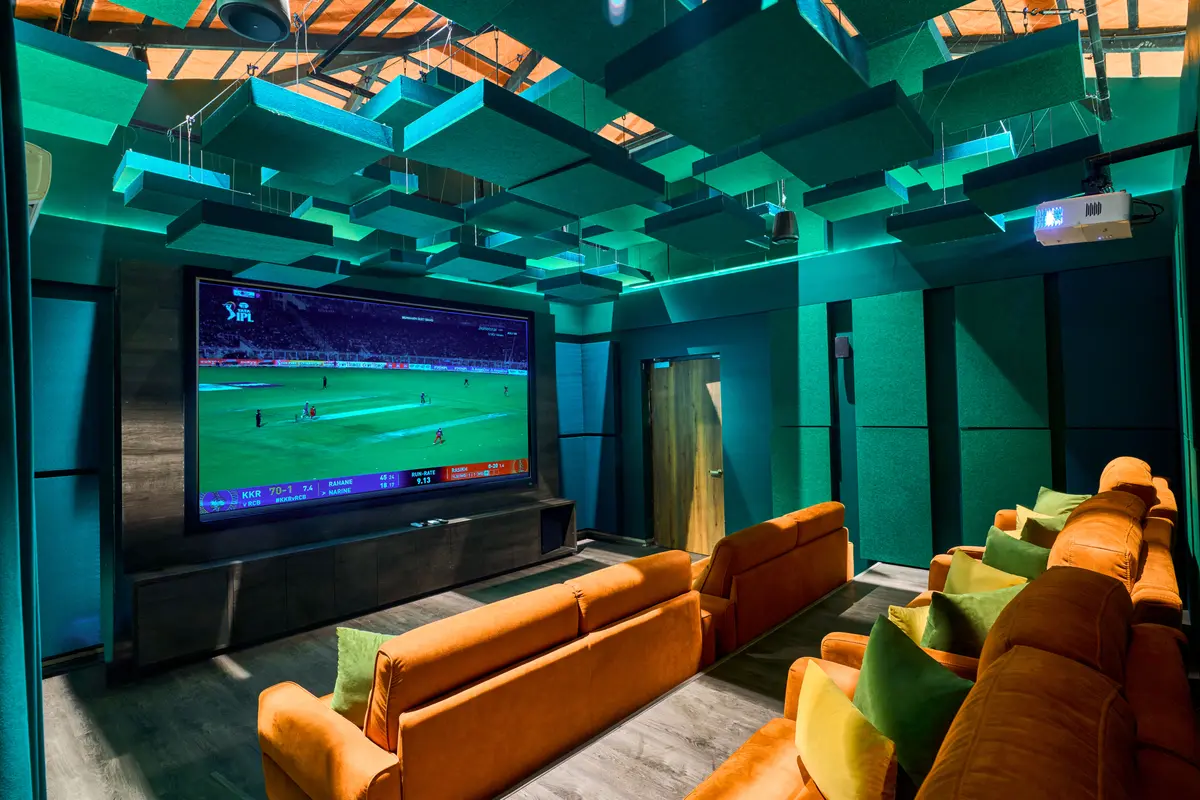 Immerse yourself in a world-class cinematic experience in our private in-house theatre.