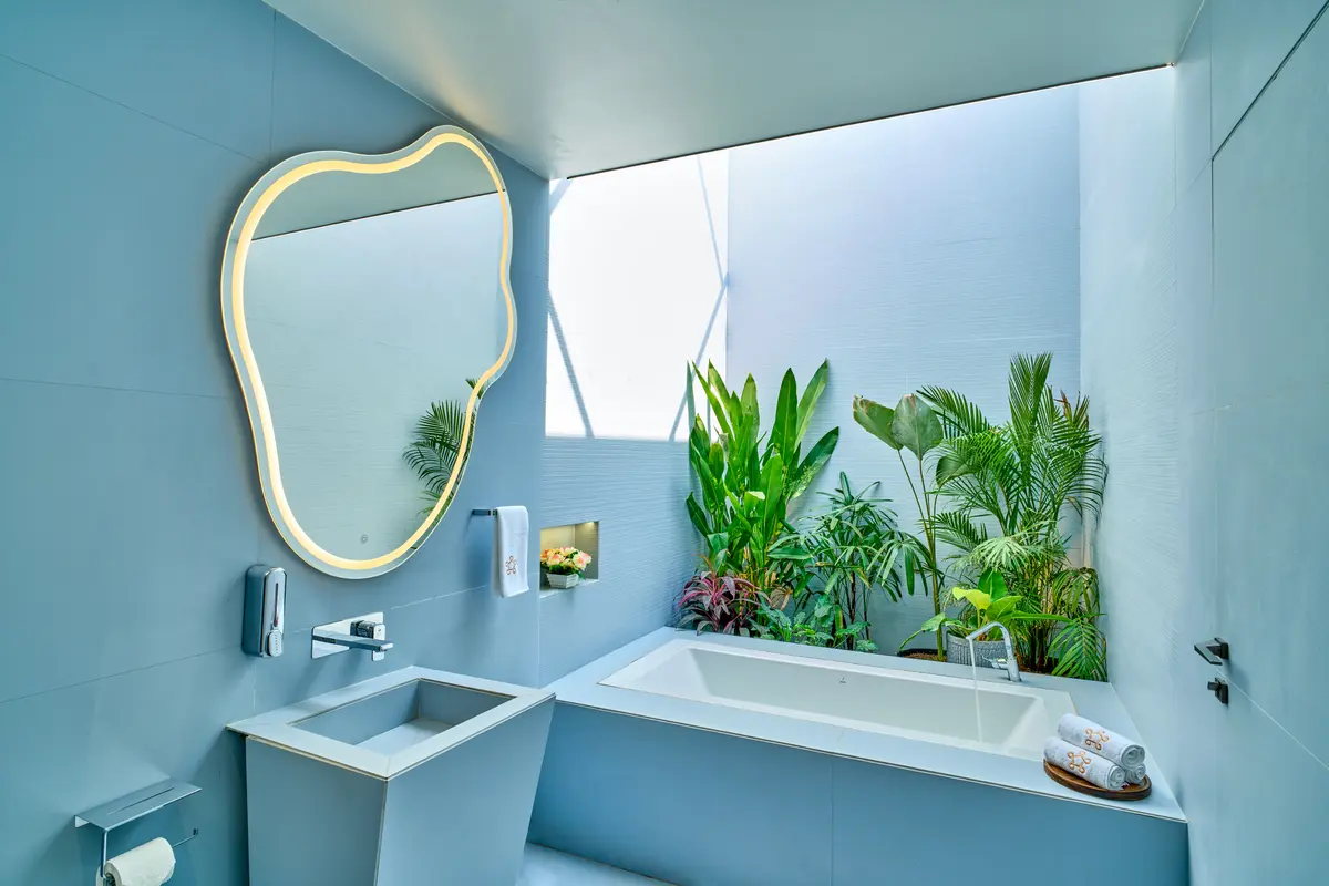 A bathroom so stunning, you’ll never want to leave.
