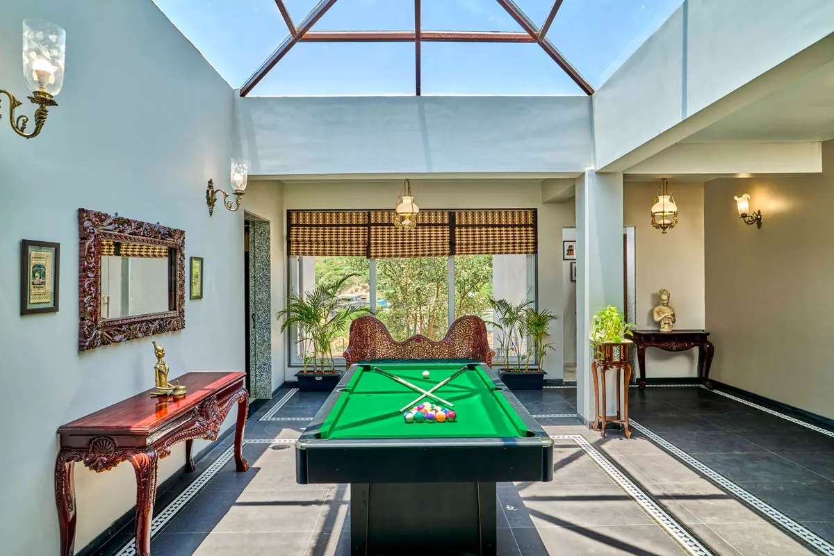 Rack 'em up for billiards or smash away at table tennis!