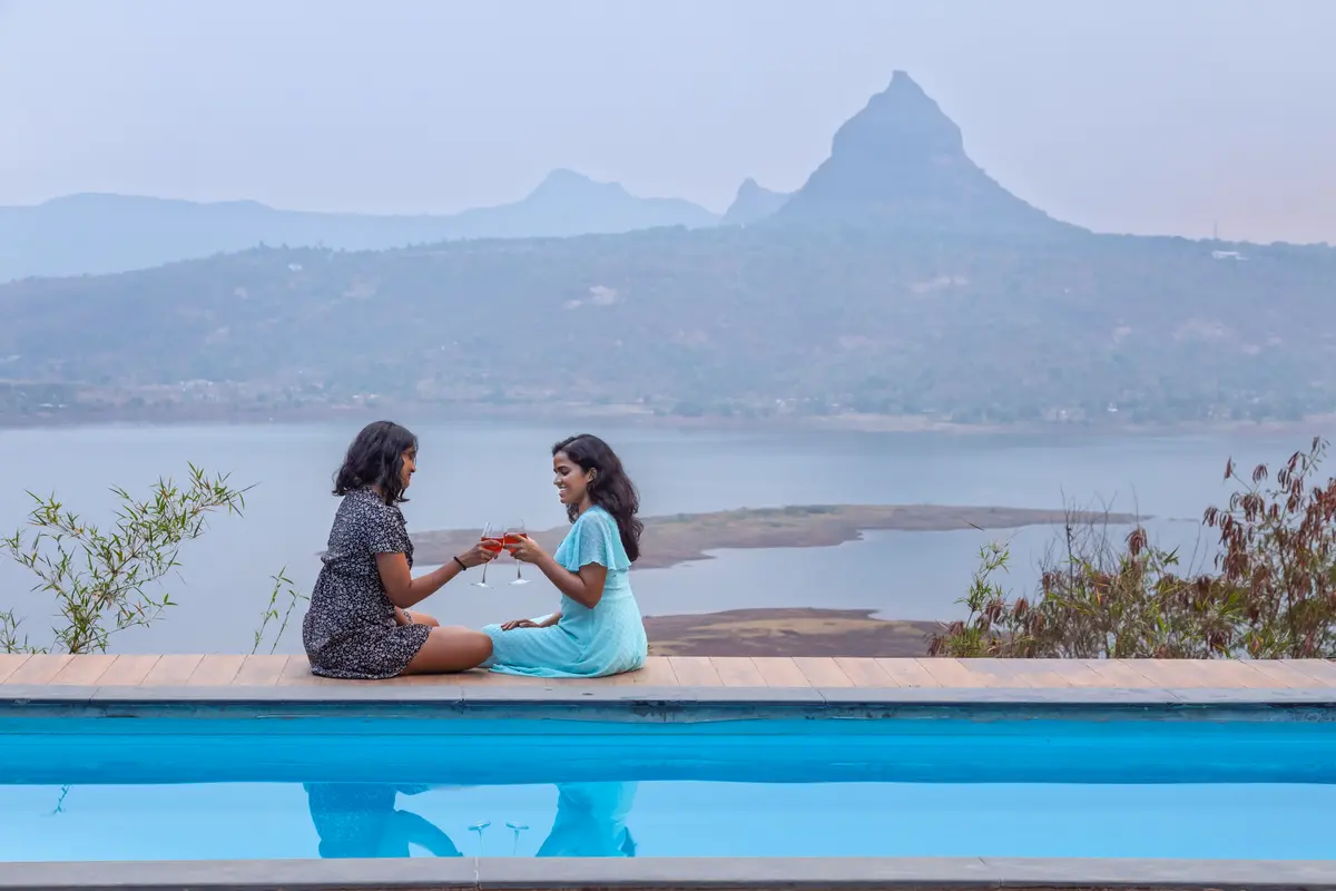 Sip by the pool and enjoy the best lake view in Pawna