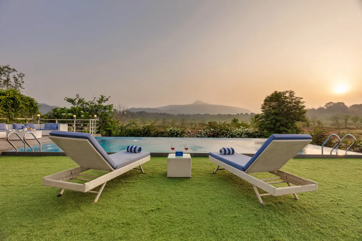 Lounge on the poolside daybeds and soak up the warm sun.