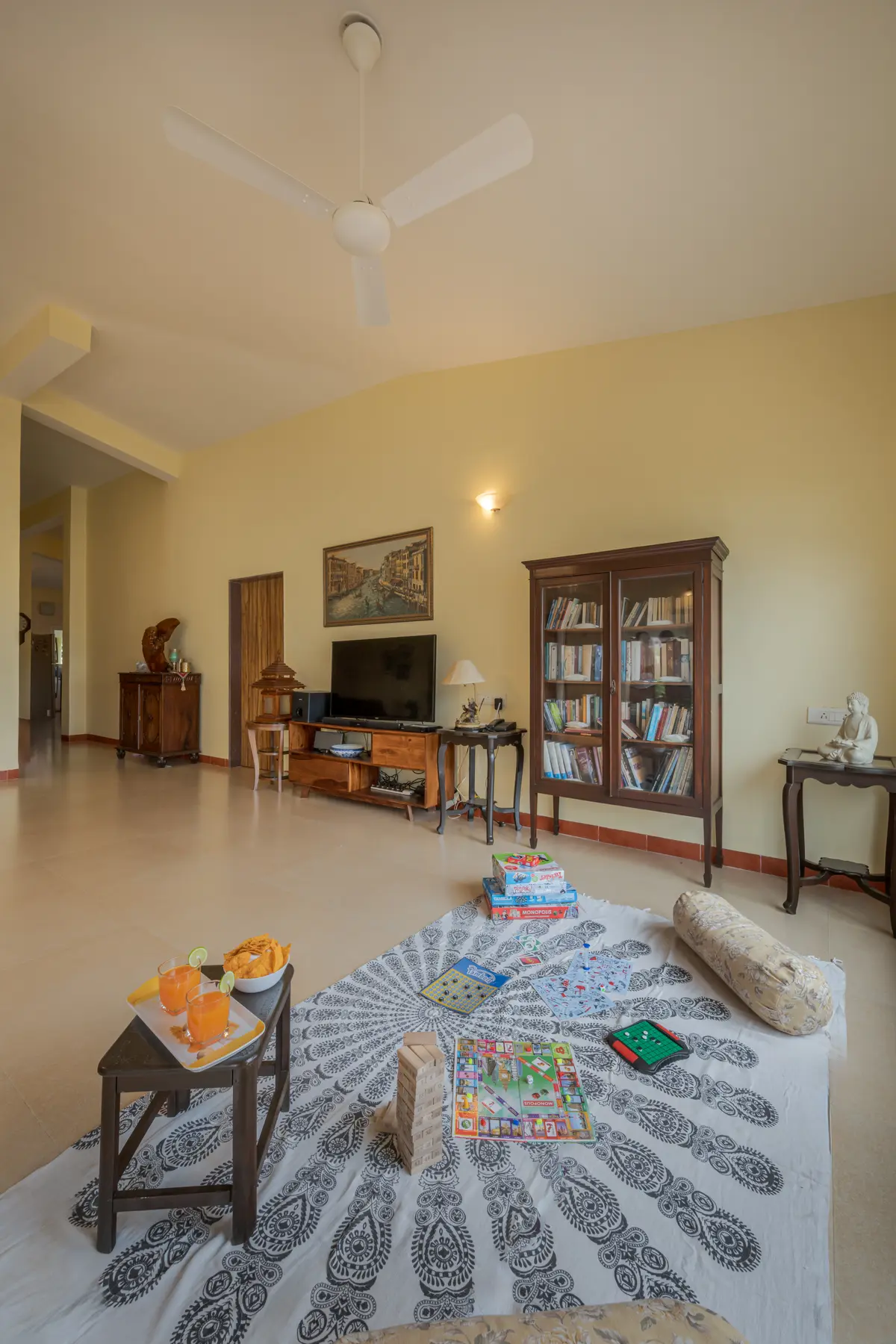 Unwind with a good book or dive into fun board games.