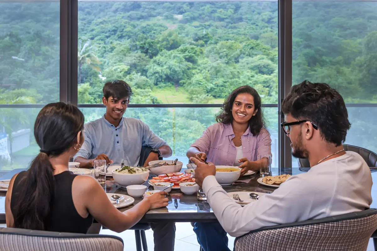 Hearty meals and deep conversations with the perfect backdrop