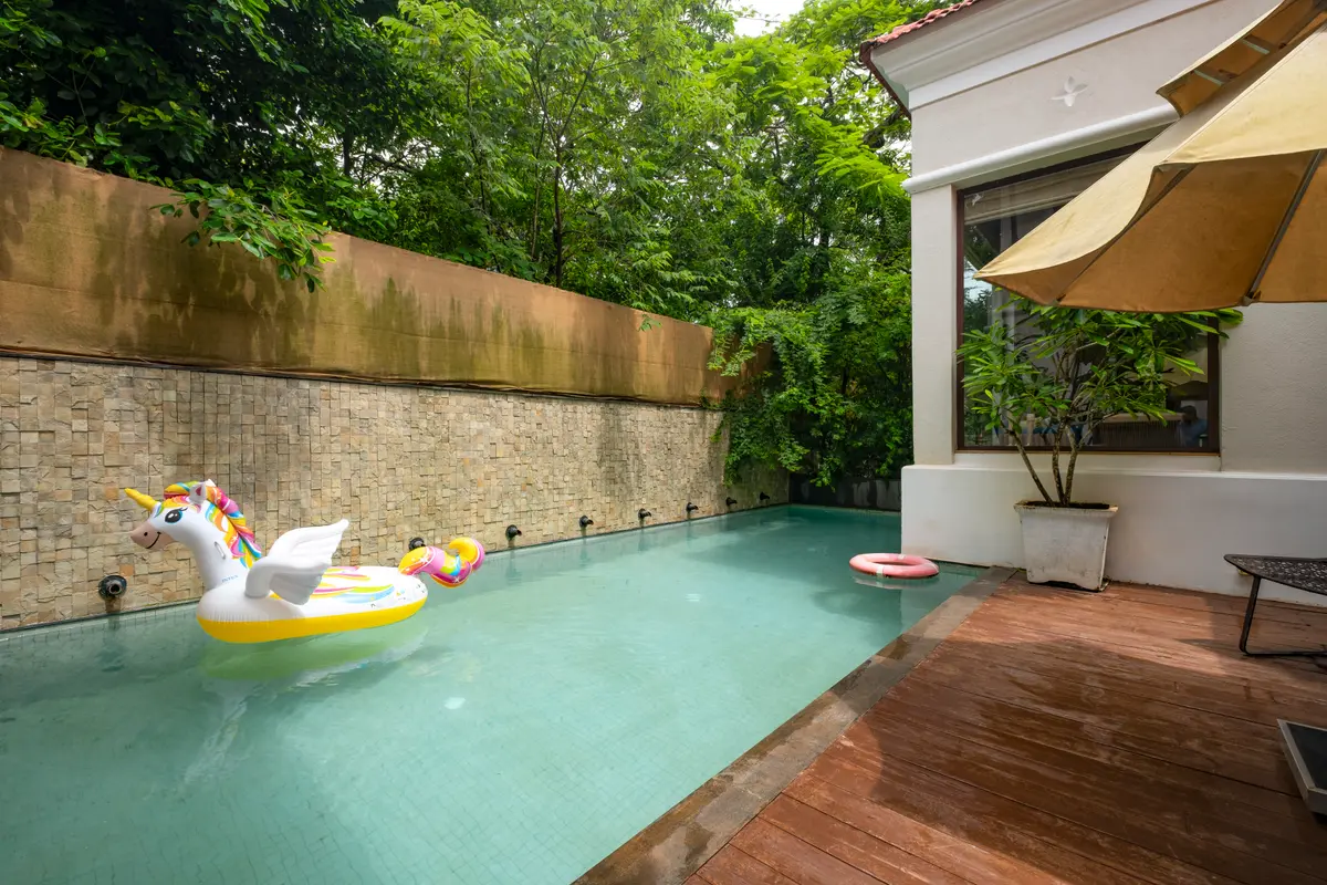 Swim, soak, or simply stay still, your call.