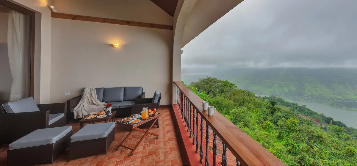 Large balconies where you can unwind with your group and the view becomes the host