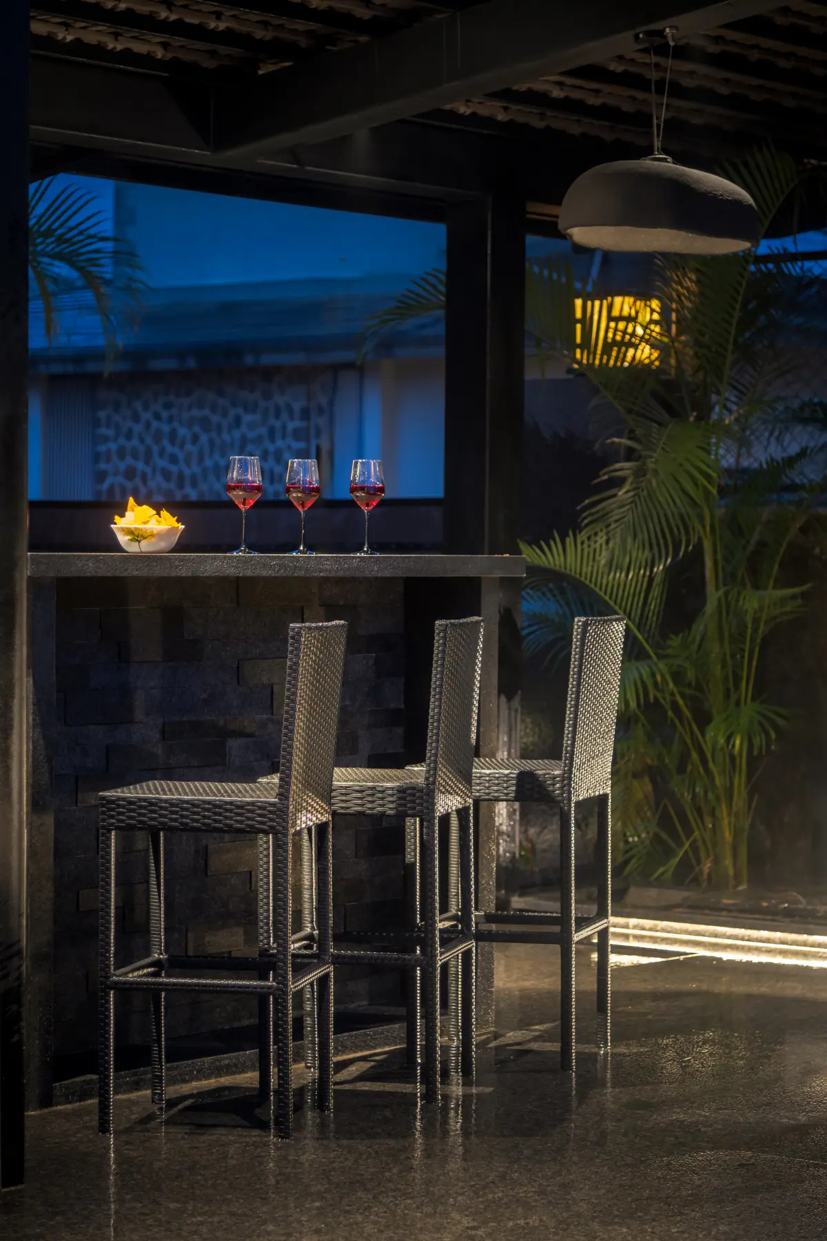 Sip and splash with a bar right by the pool