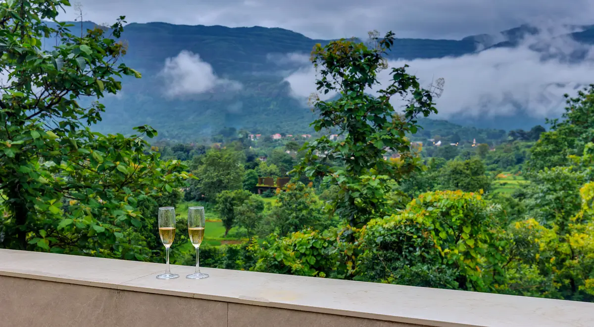 Share a quiet glass of wine together