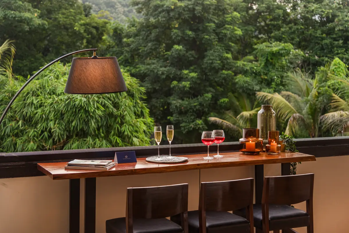 Where twilight, trees, and cocktails make the perfect mix