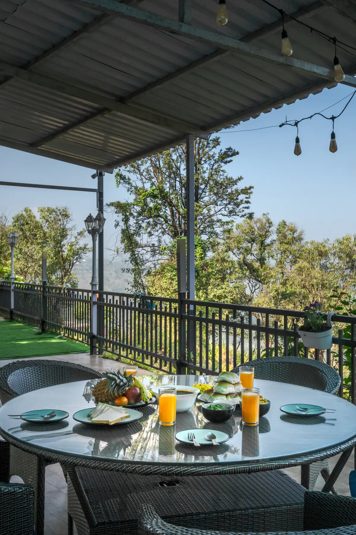 Soak in the breezy hill air while savoring delicious home-cooked meals in your serene retreat.