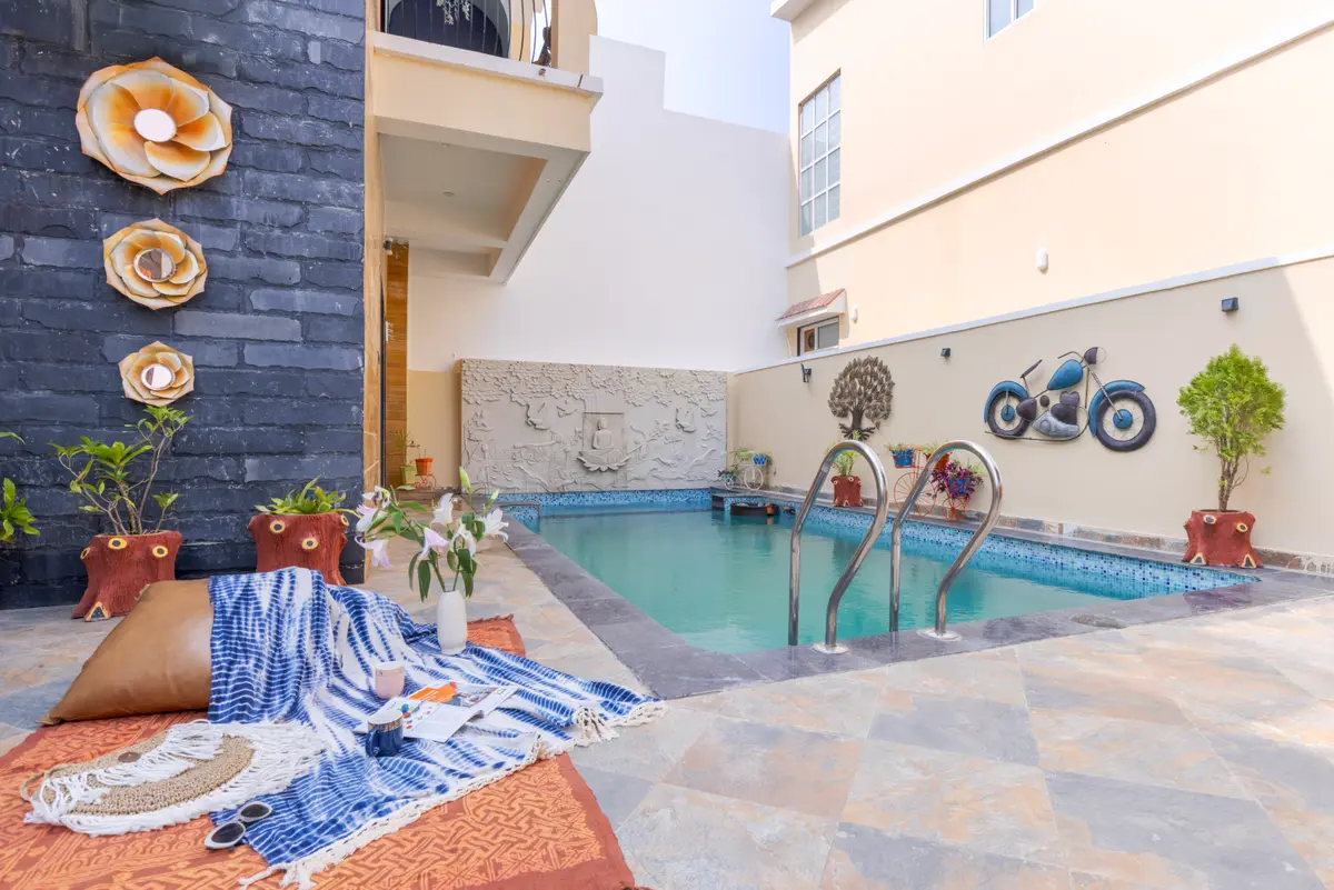 Take a rejuvenating dip in the pool