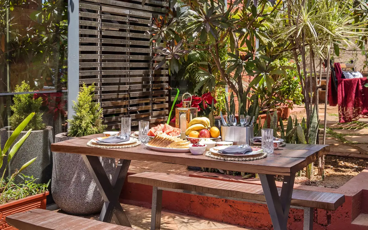 Relish breakfast al fresco as you soak in the warm morning sun.