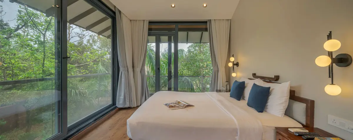 A beautiful 1 bedroom villa which opens to beautiful views 
