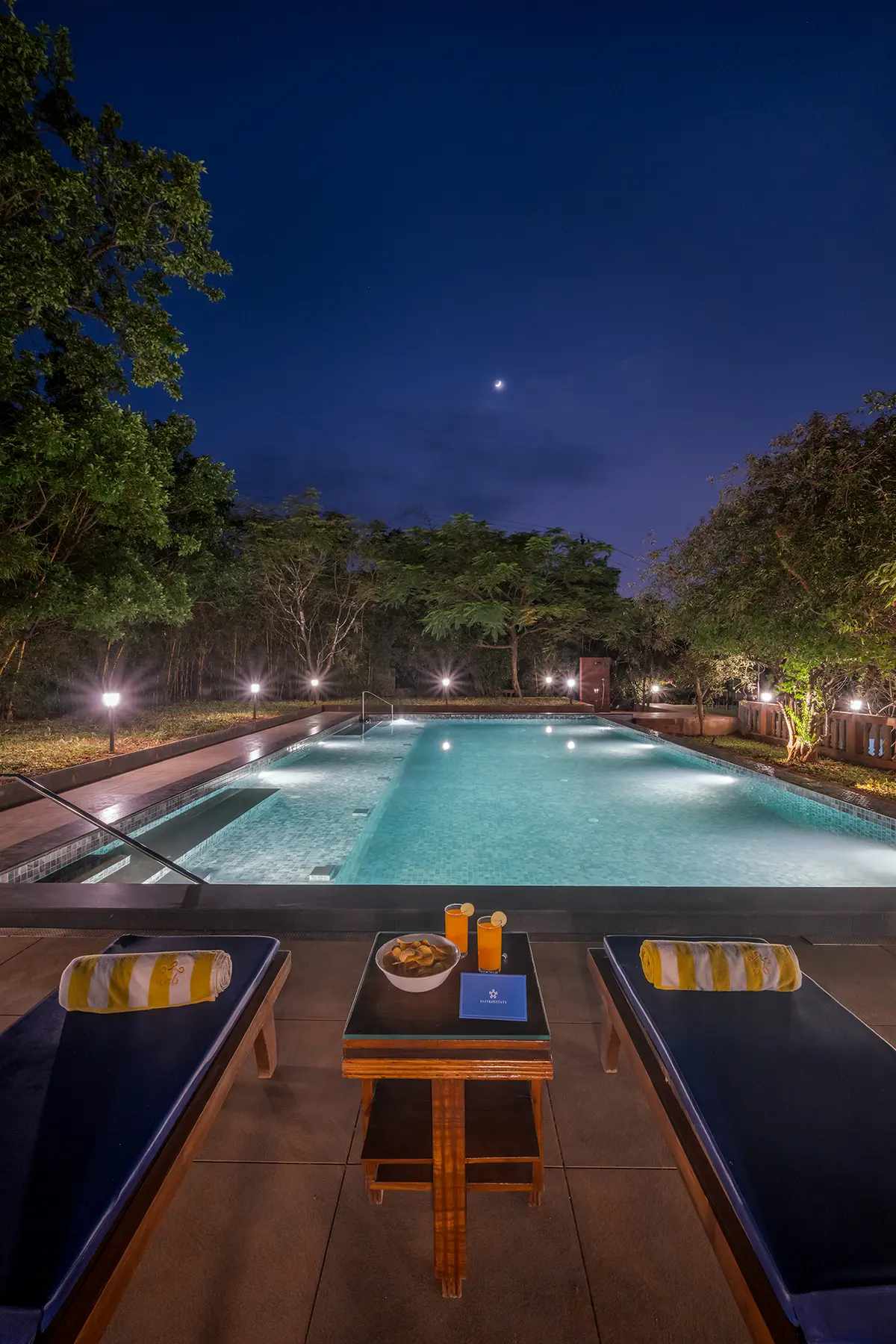 Take a soothing dip in the large heated pool (available at an additional charge) for a relaxing getaway.