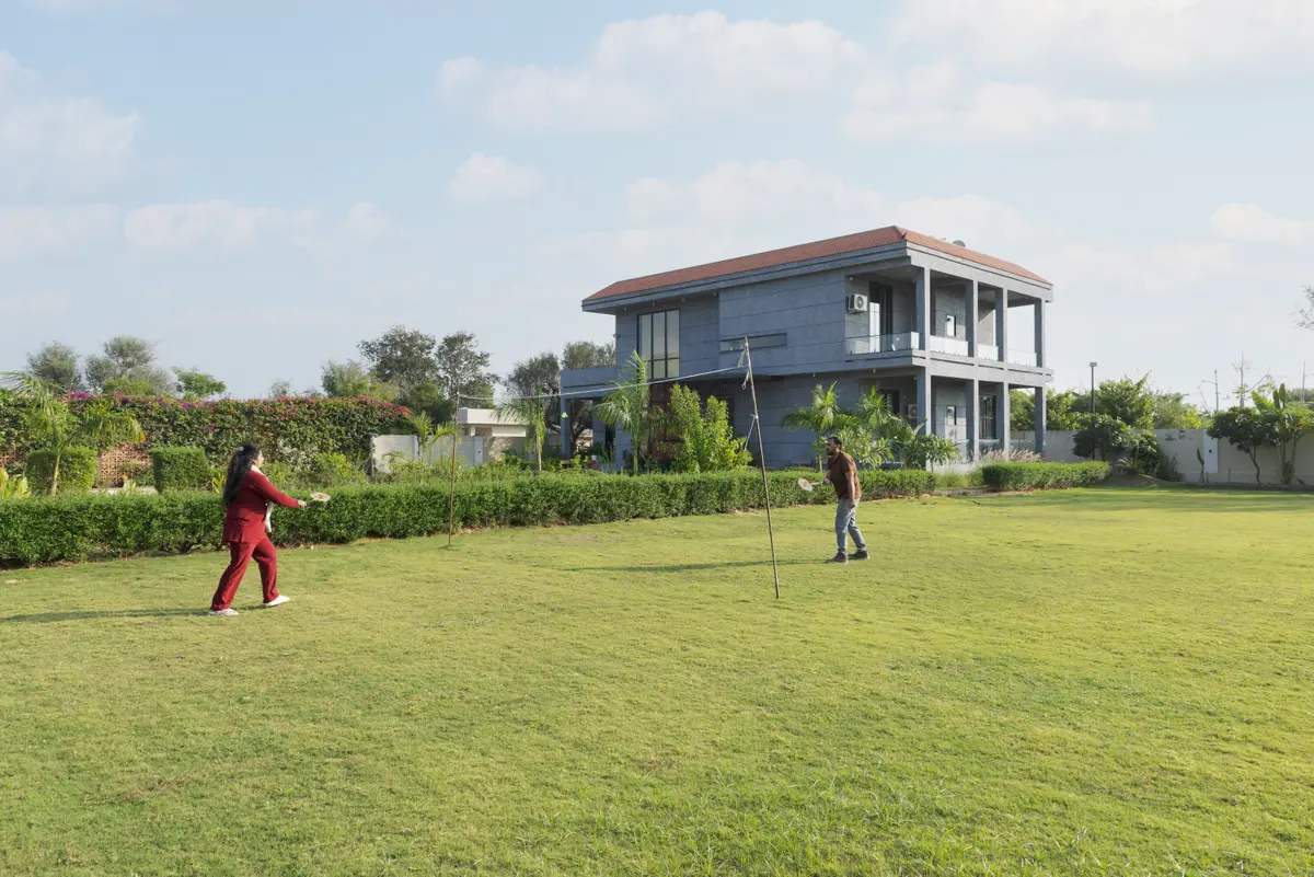 Lawn big enough for outdoor games
