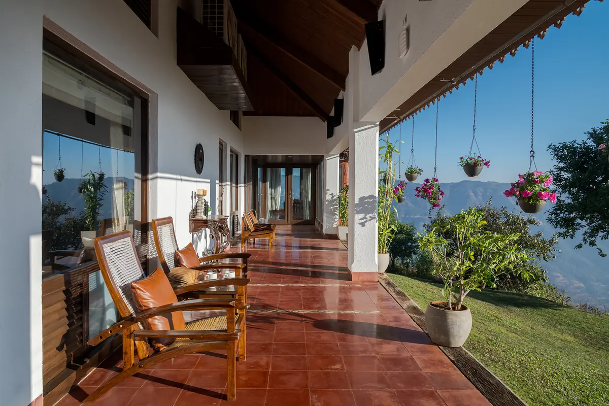 Spend slow mornings on the verandah, relaxing in a chair while soaking in endless views.