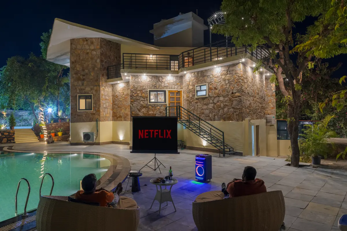 Movie Night Setup
