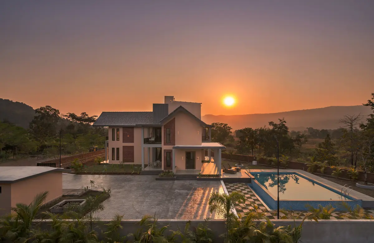 Truly the kind of home from where sunsets are a delight to watch