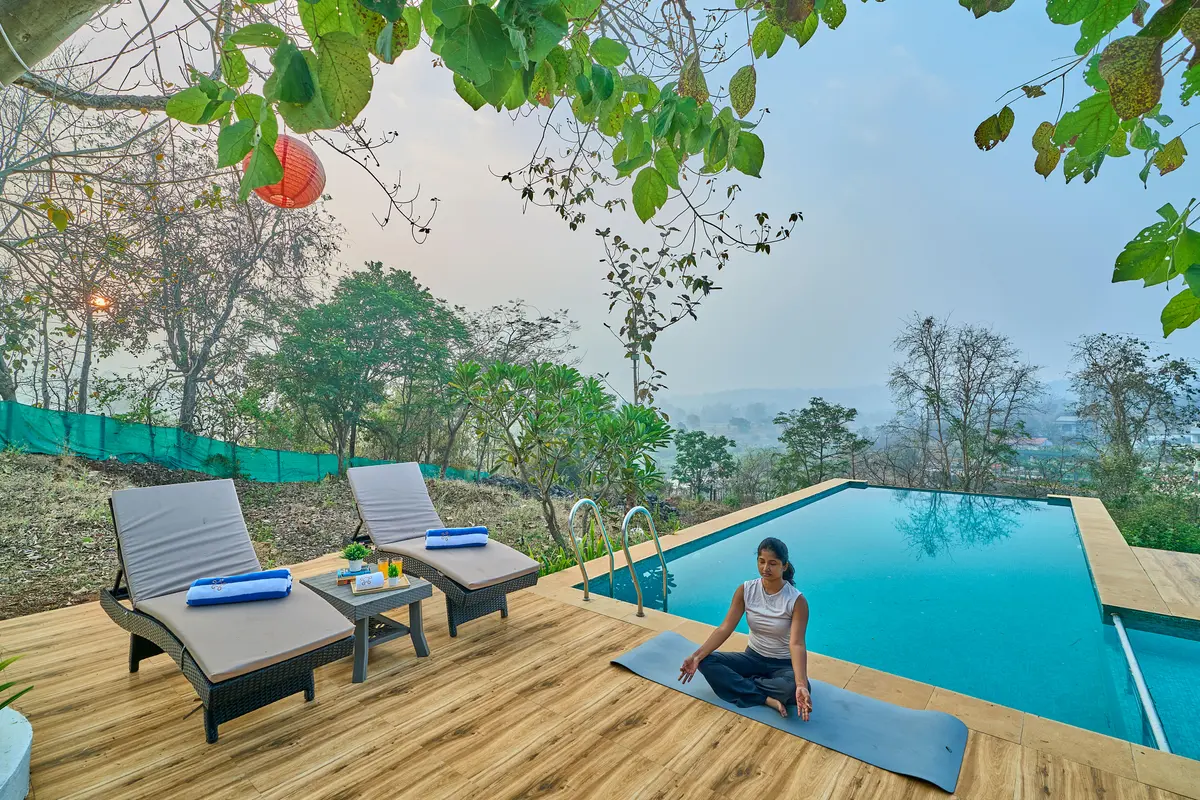 Relax and meditate in the lap of nature.