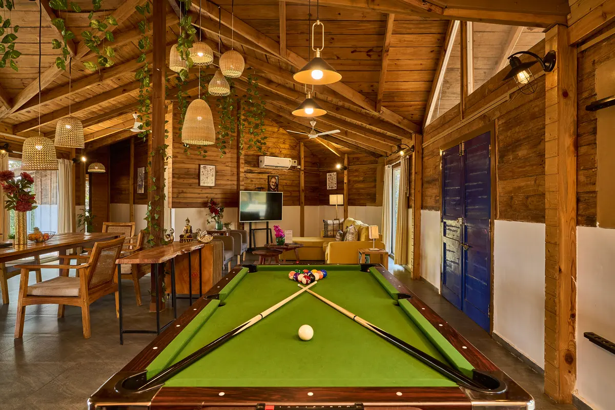 Unwind with a game of pool alongside your family and friends.