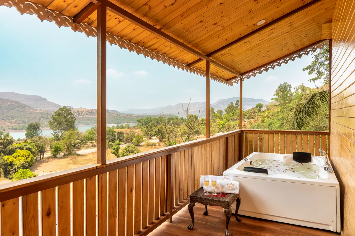 Soak in Jacuzzi with Views