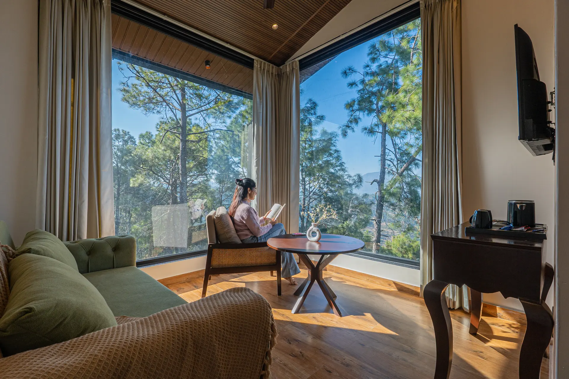 The Unwind Chalet:  Boho Bliss Suite